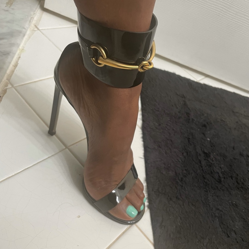 Black Gucci Sandals